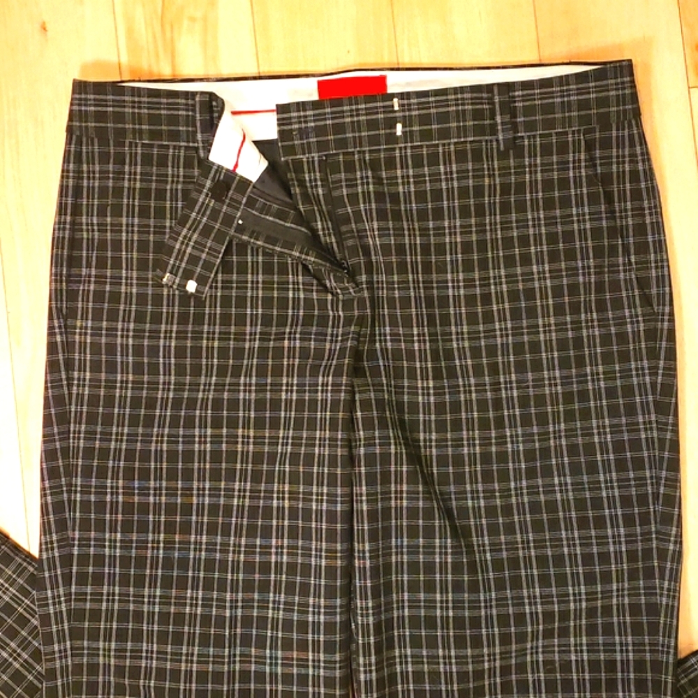 🔥 3/$40 🔥Black Plaid Casual Dress Pants Sz 14